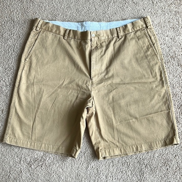 Peter Millar Washed Twill Tan Shorts - Picture 3 of 8